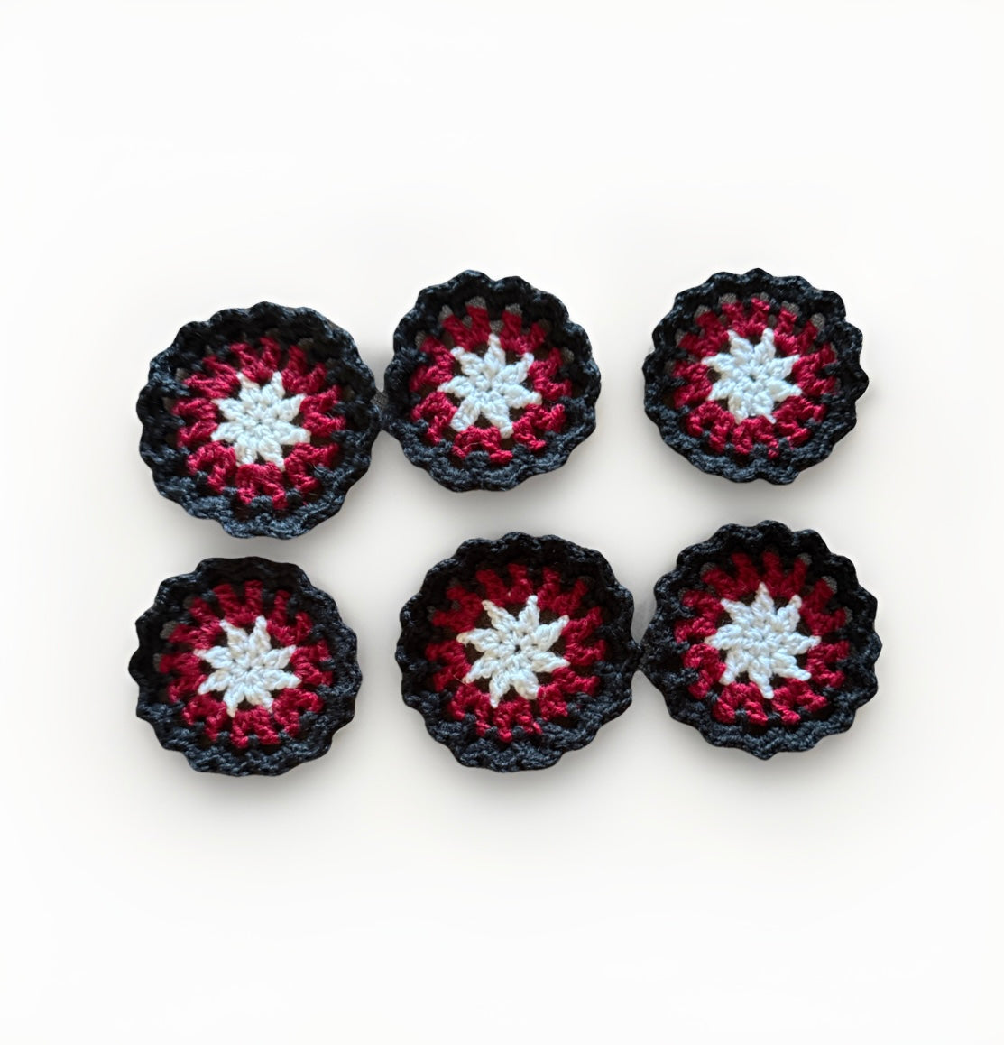 Crocheted Coasters-Football