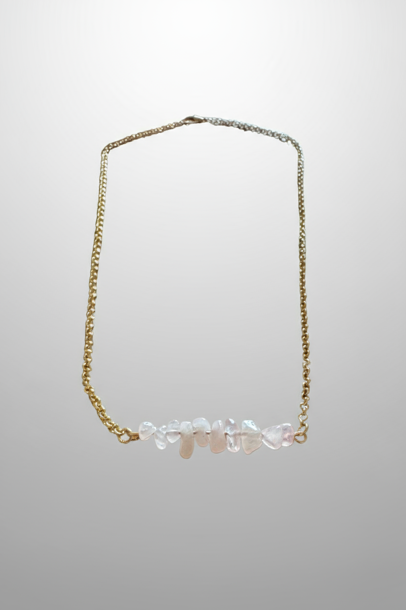 Pink Quartz Necklace