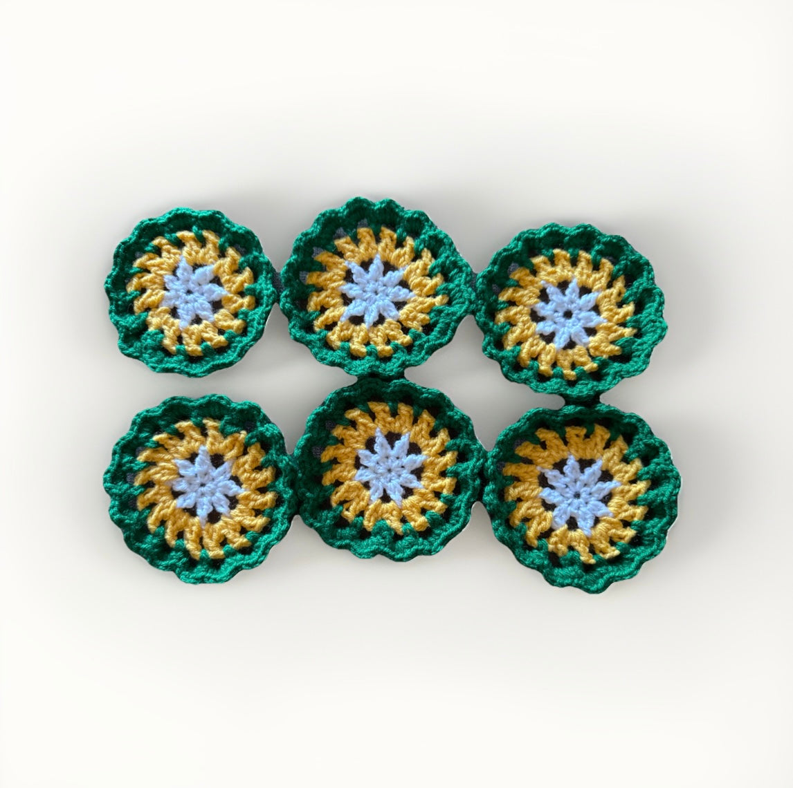 Crocheted Coasters-Football