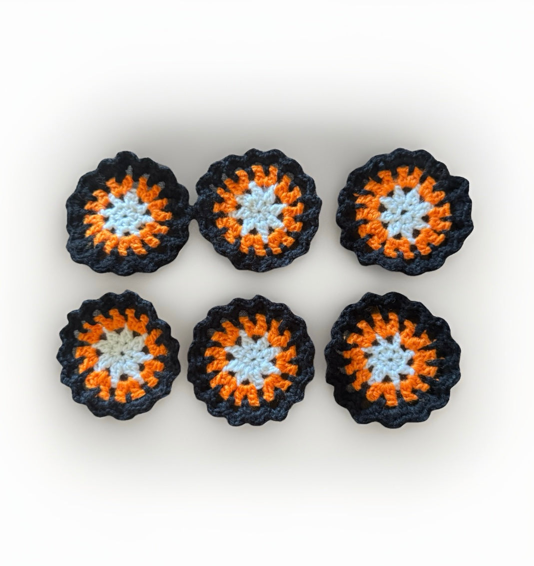 Crocheted Coasters-Football